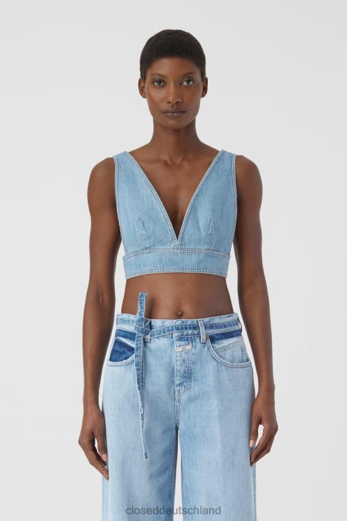 Kleidung Mittelblau 0RP8Z1841 CLOSED Jeans-BH Frauen