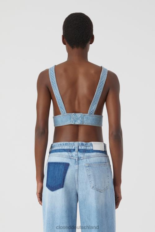 Kleidung Mittelblau 0RP8Z1841 CLOSED Jeans-BH Frauen