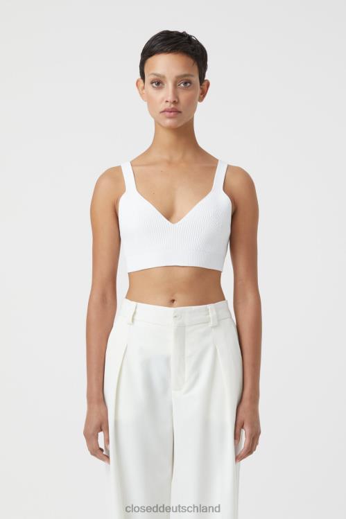Kleidung Weiß 0RP8Z1840 CLOSED gestrickter BH Frauen