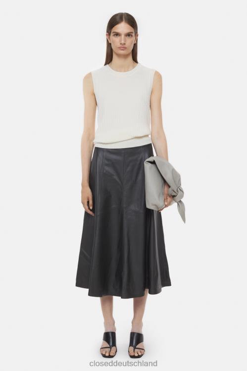 Kleidung Armeegrün 0RP8Z623 CLOSED Rock aus Nappaleder Frauen