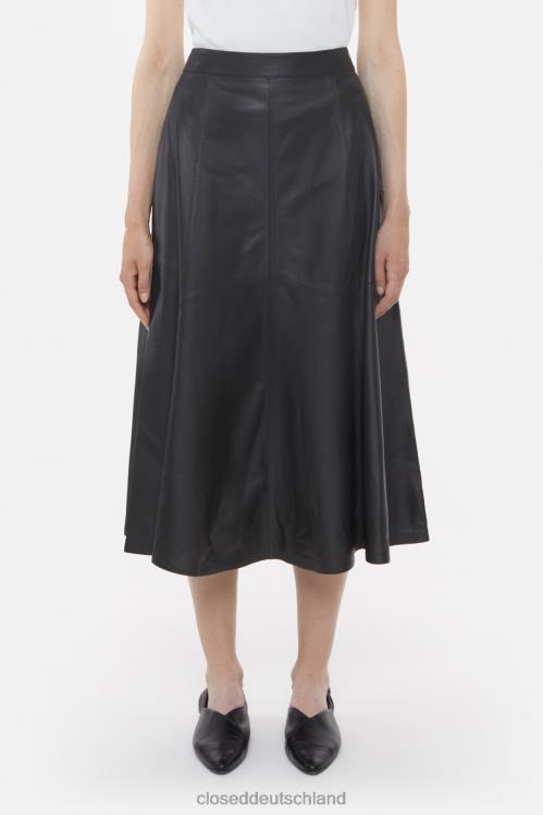 Kleidung Armeegrün 0RP8Z623 CLOSED Rock aus Nappaleder Frauen