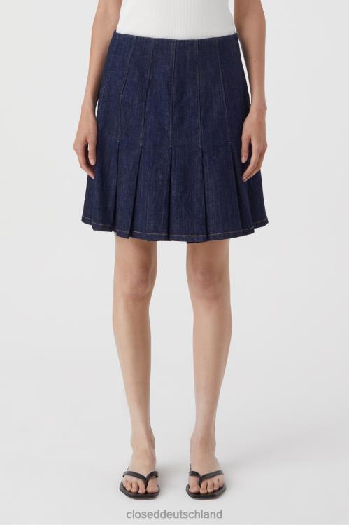 Kleidung Dunkelblau 0RP8Z614 CLOSED Faltenrock Frauen