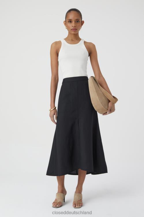 Kleidung Schwarz 0RP8Z1789 CLOSED Midirock Frauen