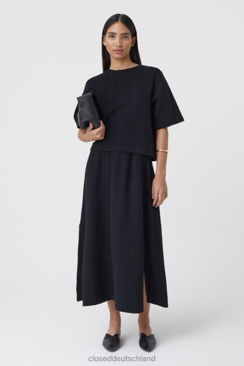 Kleidung Schwarz 0RP8Z1790 CLOSED Rock mit Rüschen Frauen