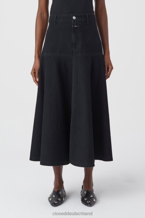 Kleidung Schwarz 0RP8Z610 CLOSED Jeansrock Frauen