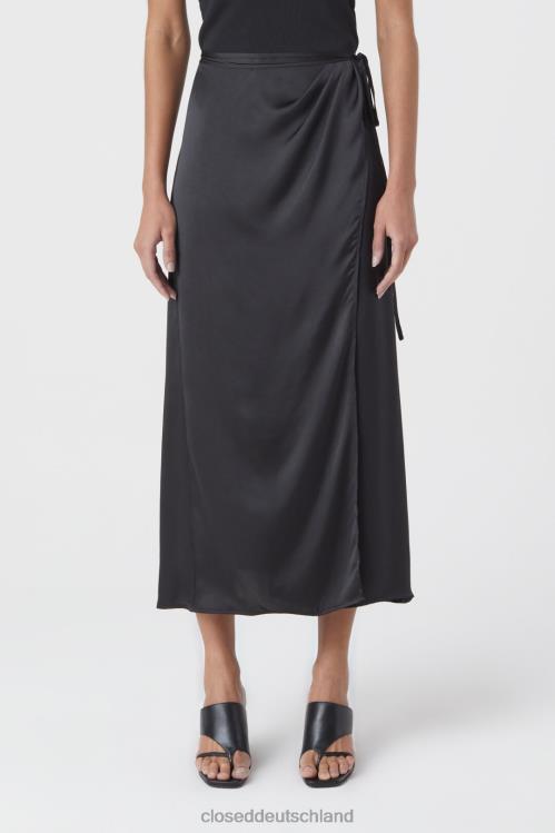 Kleidung Schwarz 0RP8Z621 CLOSED Wickelrock Frauen