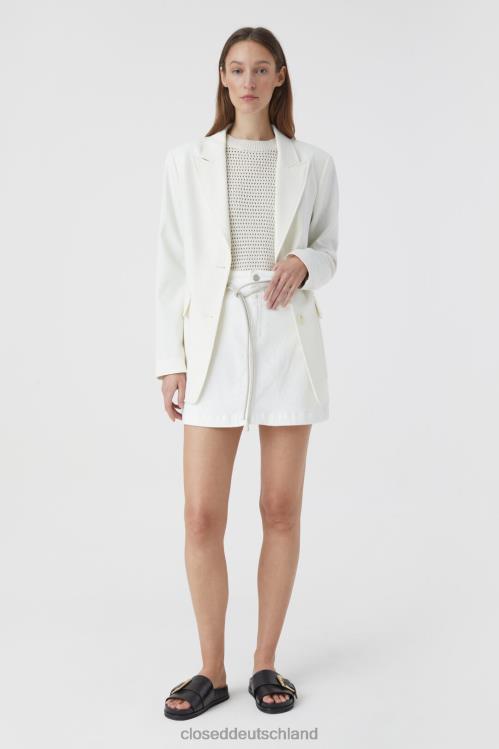 Kleidung Weiß 0RP8Z1773 CLOSED Jeansrock Frauen