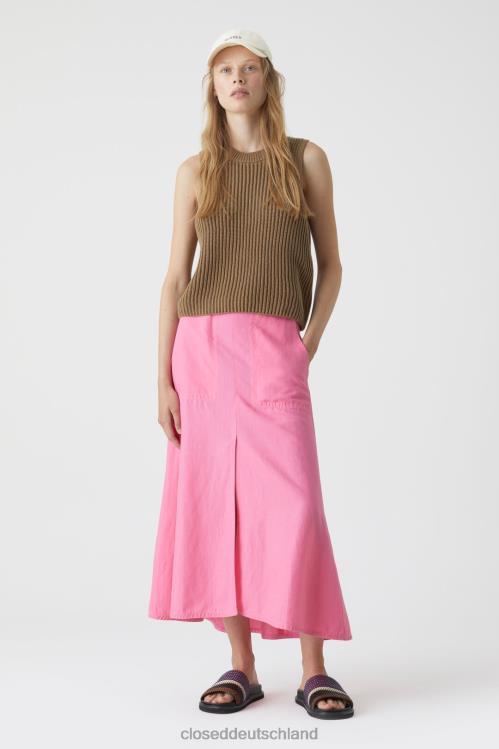 Kleidung rosa Lilien 0RP8Z1788 CLOSED Midirock Frauen