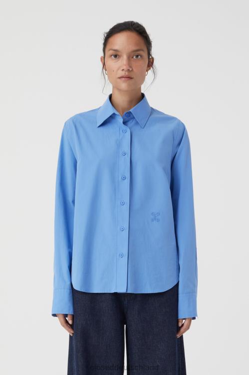 Kleidung Chambrayblau 0RP8Z471 CLOSED Chambray-Bluse Frauen