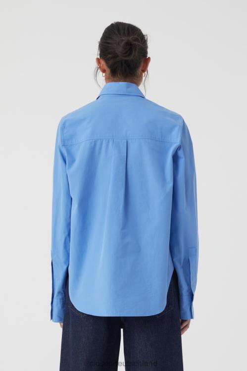 Kleidung Chambrayblau 0RP8Z471 CLOSED Chambray-Bluse Frauen