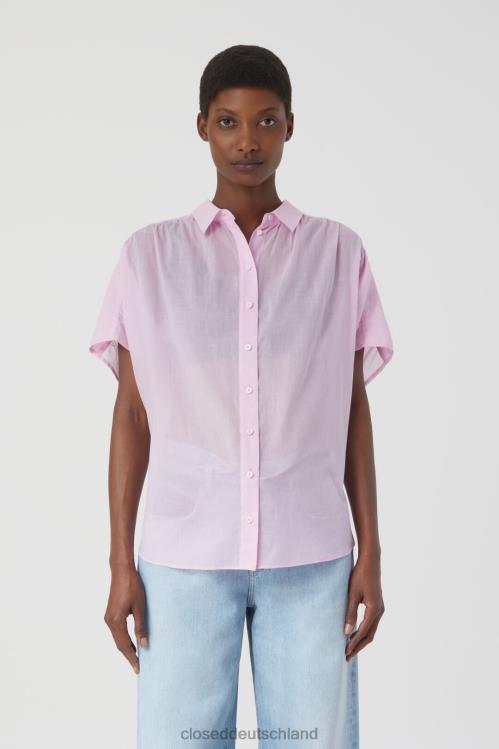 Kleidung Dahlie rosa 0RP8Z1548 CLOSED Kurzarmbluse Frauen