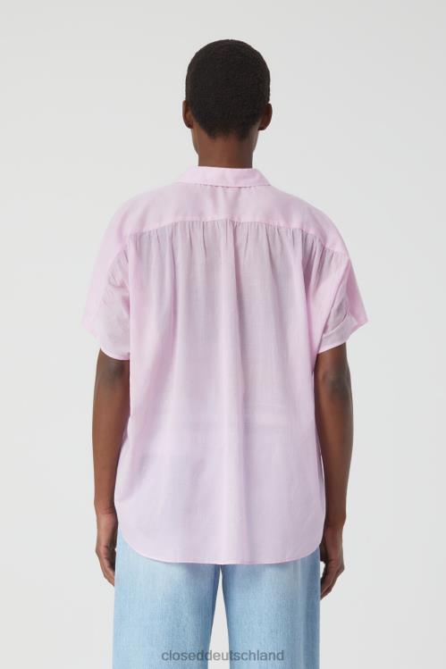 Kleidung Dahlie rosa 0RP8Z1548 CLOSED Kurzarmbluse Frauen
