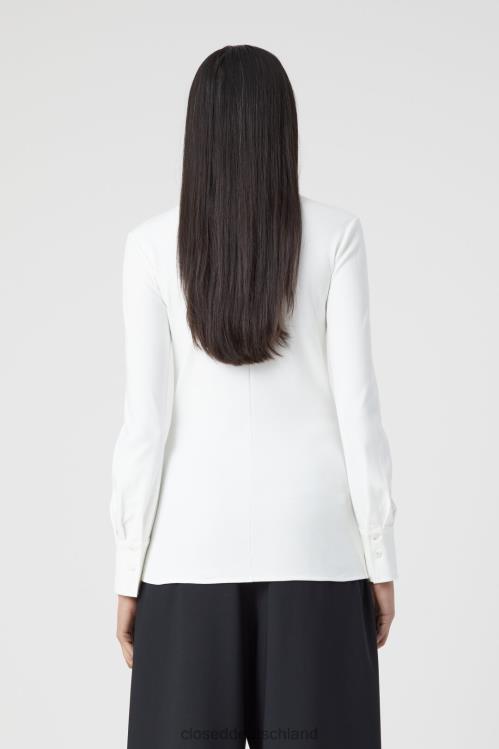 Kleidung Elfenbein 0RP8Z468 CLOSED Jerseybluse Frauen