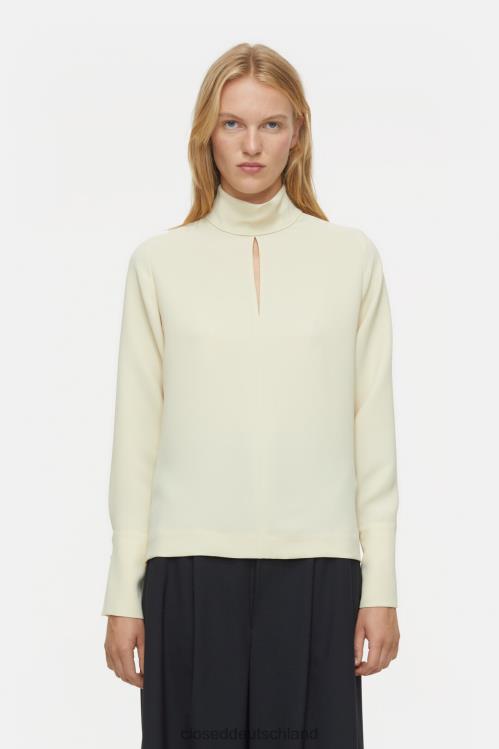 Kleidung Hülse 0RP8Z489 CLOSED Bluse mit Stehkragen Frauen
