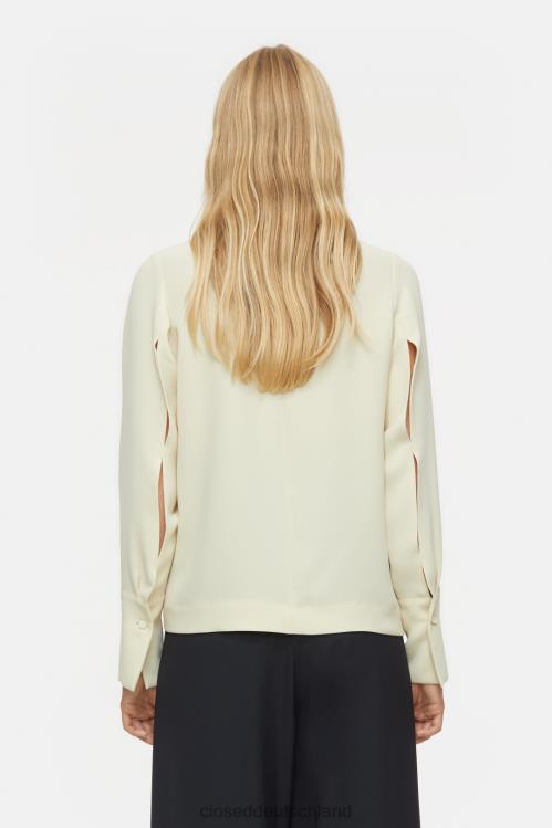 Kleidung Hülse 0RP8Z489 CLOSED Bluse mit Stehkragen Frauen
