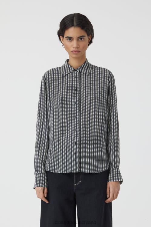 Kleidung Industriegrün 0RP8Z442 CLOSED Viskose-Crêpe-Bluse Frauen