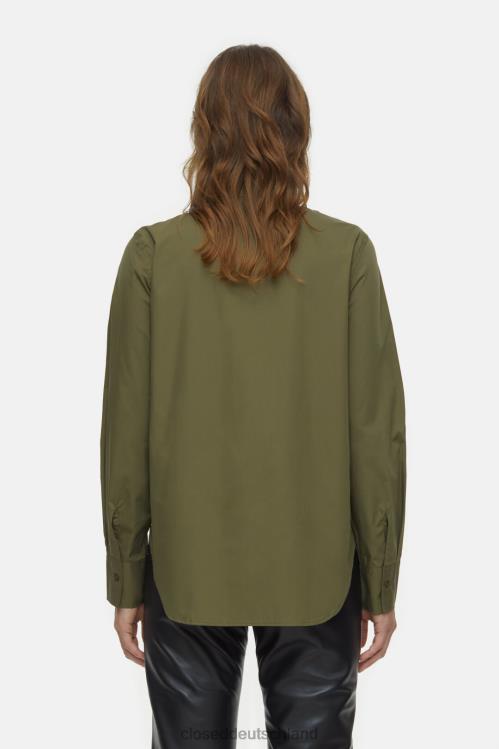Kleidung Industriegrün 0RP8Z453 CLOSED Hemdbluse Frauen