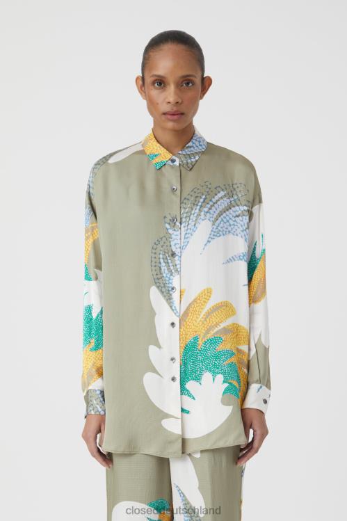 Kleidung Muskatnuss 0RP8Z1604 CLOSED Viskosehemd Frauen