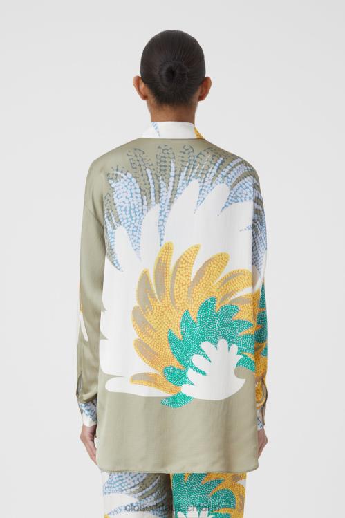 Kleidung Muskatnuss 0RP8Z1604 CLOSED Viskosehemd Frauen