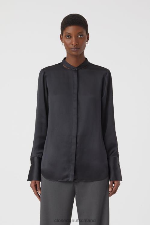 Kleidung Schwarz 0RP8Z438 CLOSED elegante Twillbluse Frauen