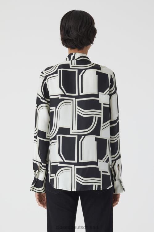 Kleidung Schwarz 0RP8Z439 CLOSED Seidenbluse Frauen