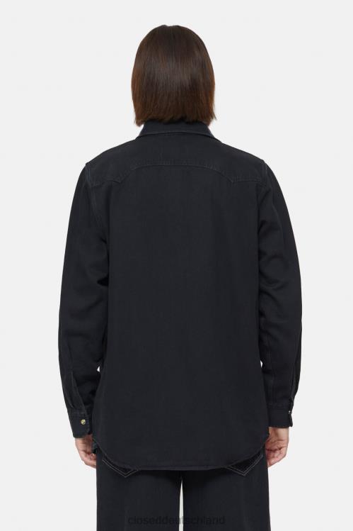 Kleidung Schwarz 0RP8Z441 CLOSED Westernhemd Frauen