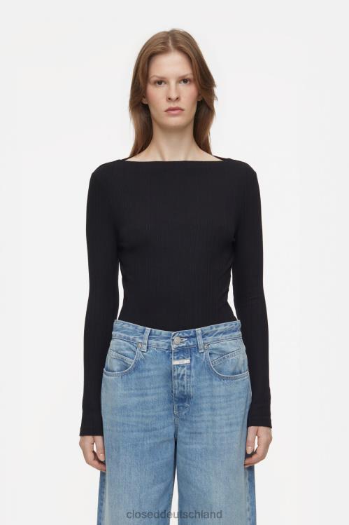 Kleidung Schwarz 0RP8Z506 CLOSED lange Ärmel Frauen