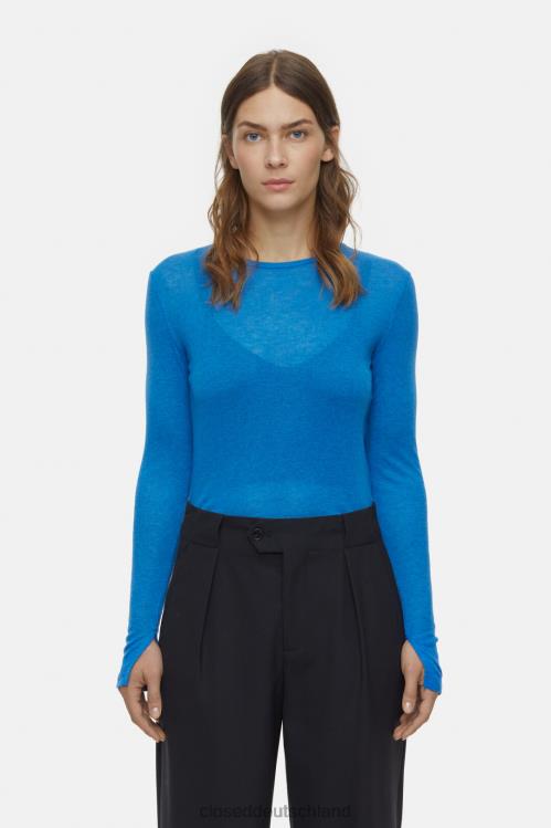 Kleidung Sport Marine 0RP8Z537 CLOSED lange Ärmel Frauen