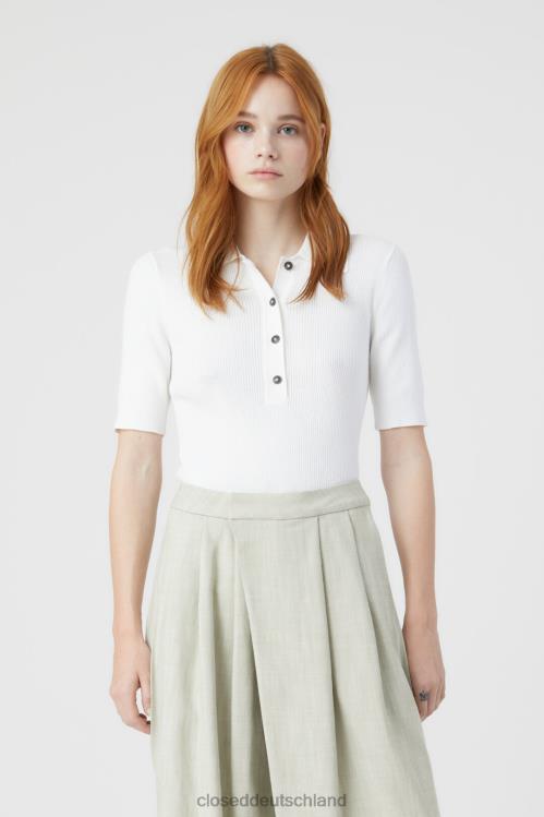 Kleidung Weiß 0RP8Z1513 CLOSED Polo Hemd Frauen