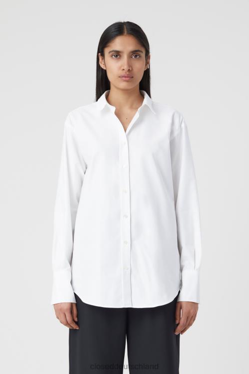 Kleidung Weiß 0RP8Z1551 CLOSED Hemdbluse Frauen