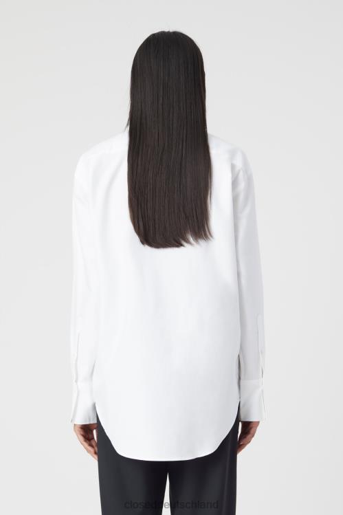 Kleidung Weiß 0RP8Z1551 CLOSED Hemdbluse Frauen