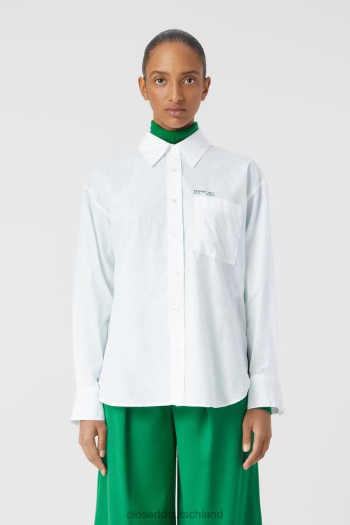 Kleidung Weiß 0RP8Z1569 CLOSED Hemdbluse Frauen