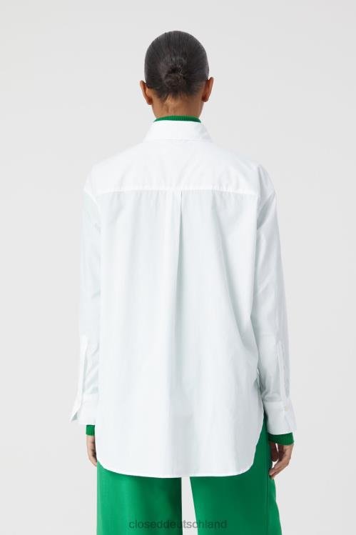 Kleidung Weiß 0RP8Z1569 CLOSED Hemdbluse Frauen