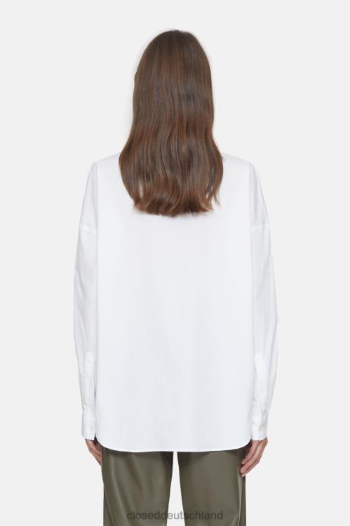 Kleidung Weiß 0RP8Z460 CLOSED Hemd aus Bio-Baumwolle Frauen