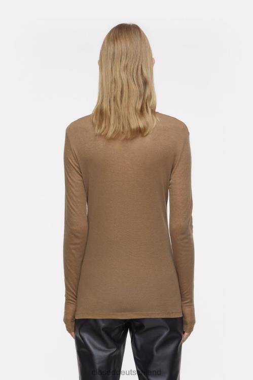 Kleidung alte Kiefer 0RP8Z517 CLOSED Rollkragen-Langarmshirt Frauen