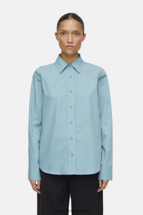 Kleidung blaues Wasser 0RP8Z497 CLOSED Hemdbluse Frauen