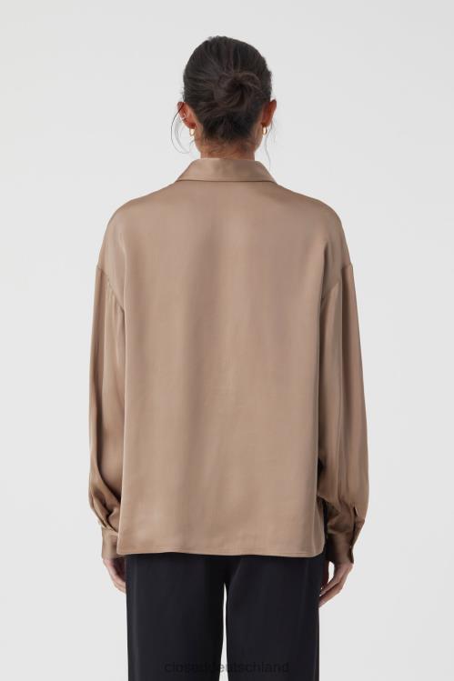 Kleidung brauner Zucker 0RP8Z483 CLOSED Rugby-Shirt Frauen