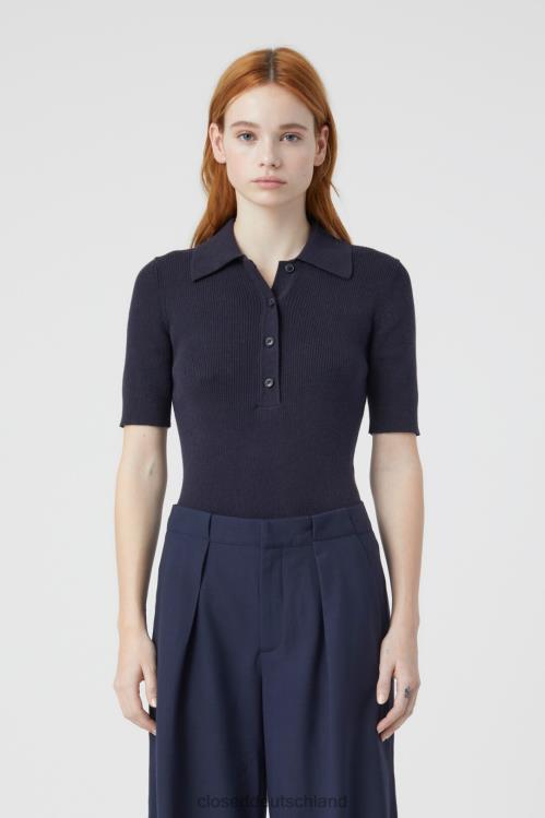 Kleidung dunkle Nacht 0RP8Z1514 CLOSED Polo Hemd Frauen