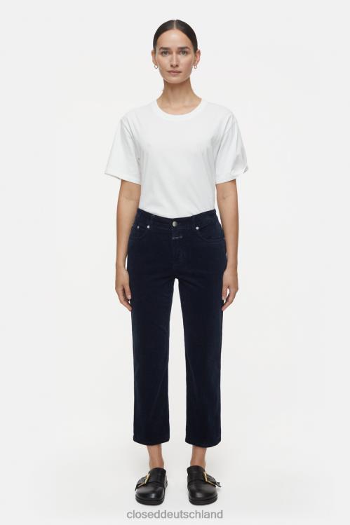 Kleidung dunkle Nacht 0RP8Z184 CLOSED Cordhose im Milo-Stil Frauen