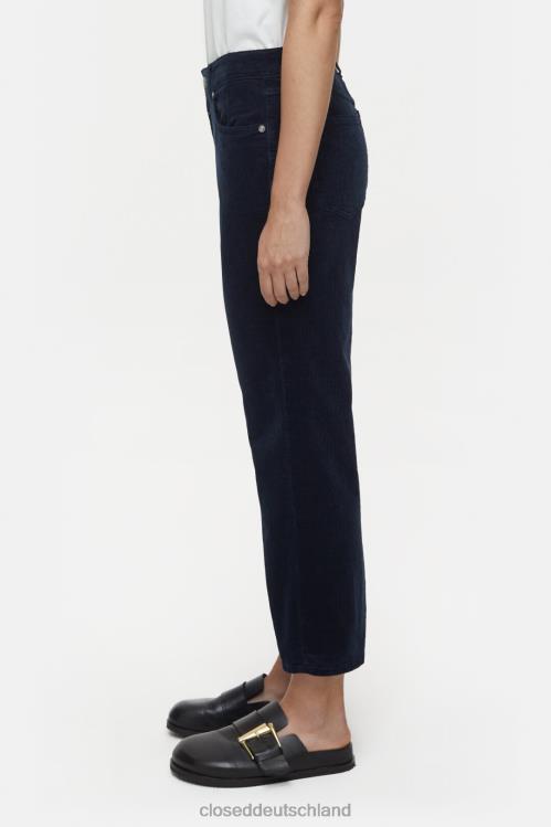 Kleidung dunkle Nacht 0RP8Z184 CLOSED Cordhose im Milo-Stil Frauen