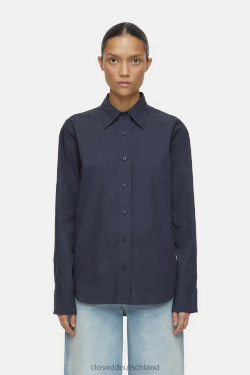 Kleidung dunkle Nacht 0RP8Z485 CLOSED Hemdbluse Frauen