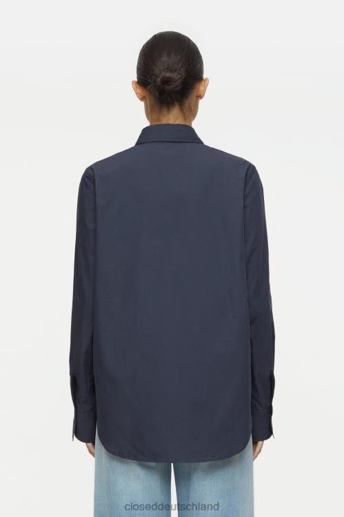 Kleidung dunkle Nacht 0RP8Z485 CLOSED Hemdbluse Frauen