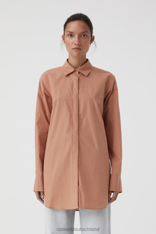 Kleidung dunkles Rosenholz 0RP8Z499 CLOSED lange Bluse Frauen