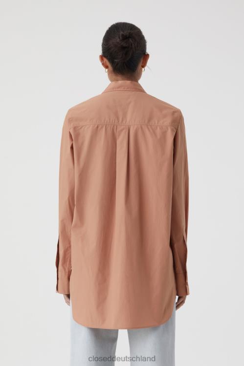 Kleidung dunkles Rosenholz 0RP8Z499 CLOSED lange Bluse Frauen