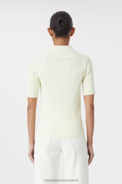 Kleidung gelbe Orchidee 0RP8Z1526 CLOSED Gestricktes Poloshirt Frauen