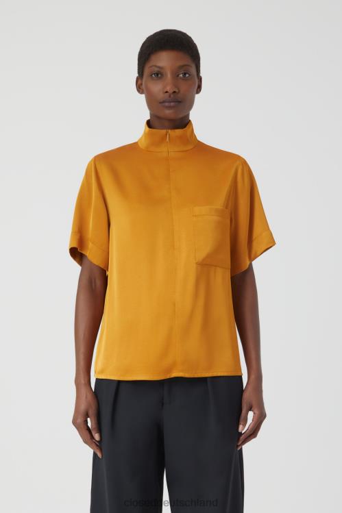 Kleidung goldener Zimt 0RP8Z1607 CLOSED Trainingsjacke Frauen