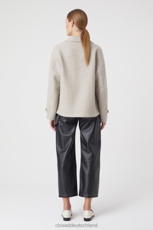 Kleidung grauer Alabaster 0RP8Z1439 CLOSED Doubleface-Overshirt Frauen