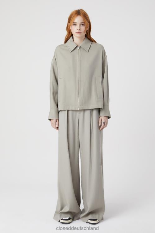 Kleidung grauer Marmor 0RP8Z1584 CLOSED Überhemd Frauen