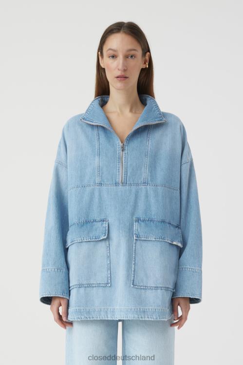 Kleidung hellblau 0RP8Z1600 CLOSED Überhemd Frauen