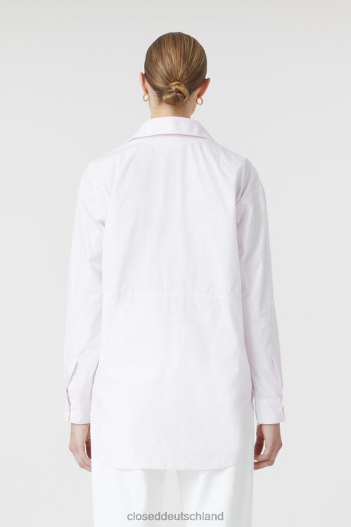 Kleidung helle Orchidee 0RP8Z1566 CLOSED übergroße Bluse Frauen